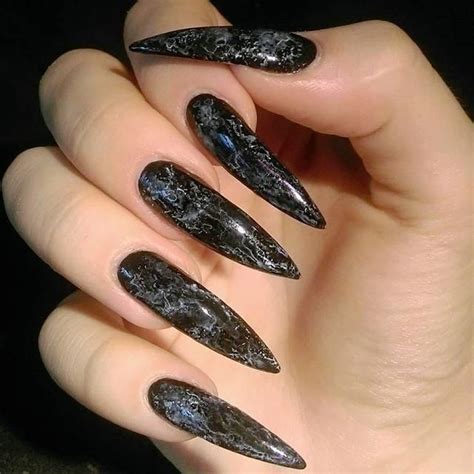 Step into the Mystic with Black Witch Nails